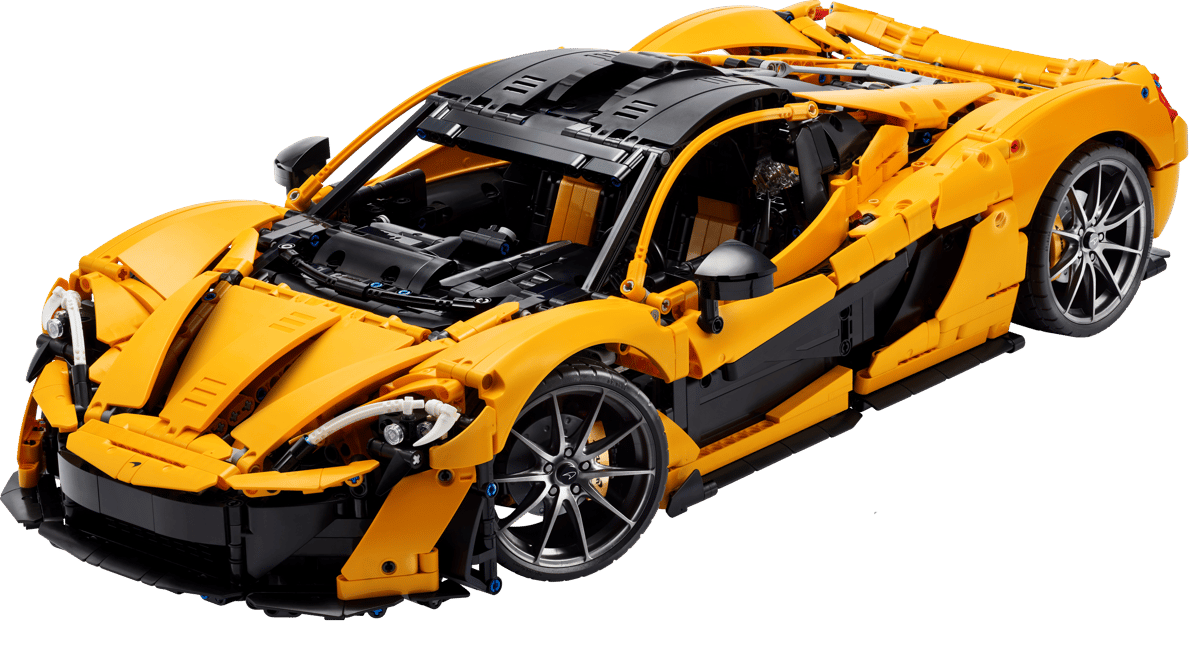 Конструктор суперкар McLaren помаранчевий